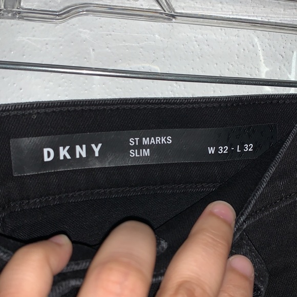Mens Dkny St Marks Slim Jeans 32x32 